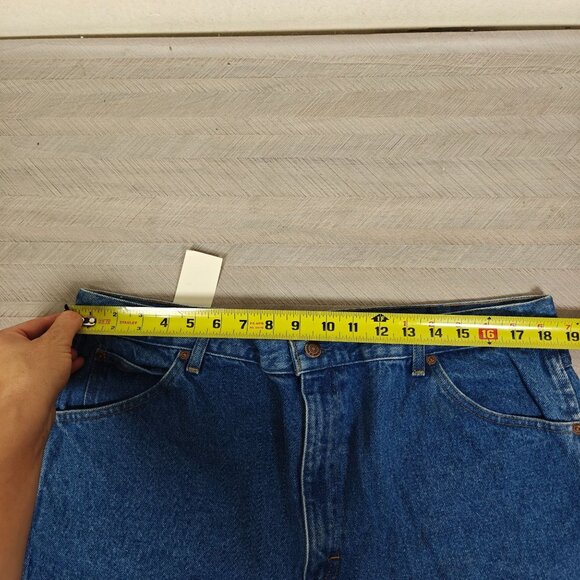 Sears Roebucks Vintage Jeans 40x30 Men's Blue Denim 100% Cotton Straight Leg NEW - Picture 7 of 8